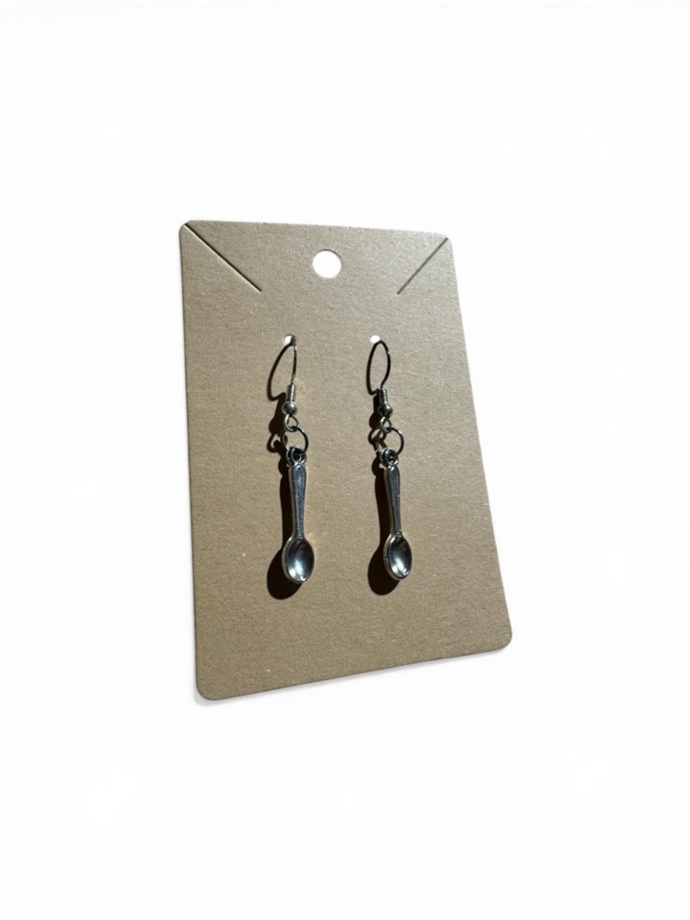 Silver Spoon Dangle Earrings - Women Jewelry Earrings